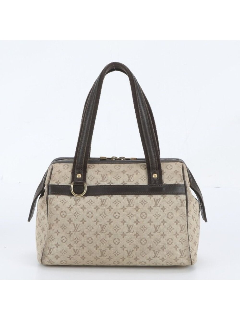 Louis Vuitton Monogram Mini Josephine PM Leather Handbag Tote Khaki